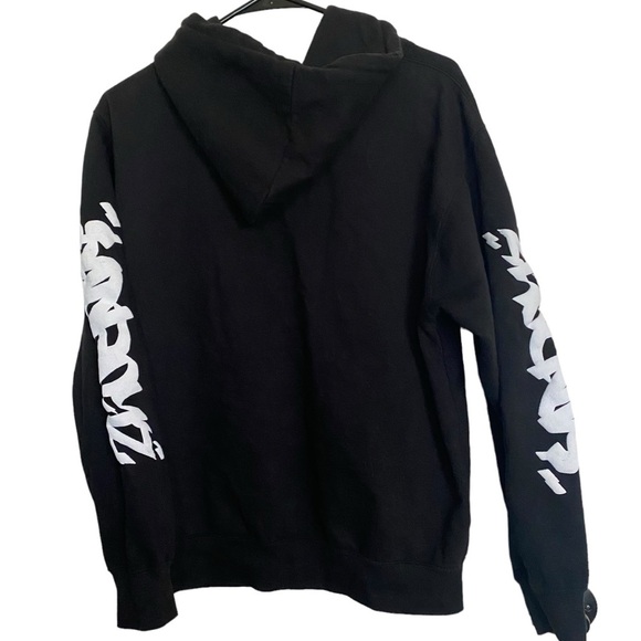 black & white SAD BOYZ hoodie size medium- concert merch - Picture 2 of 5